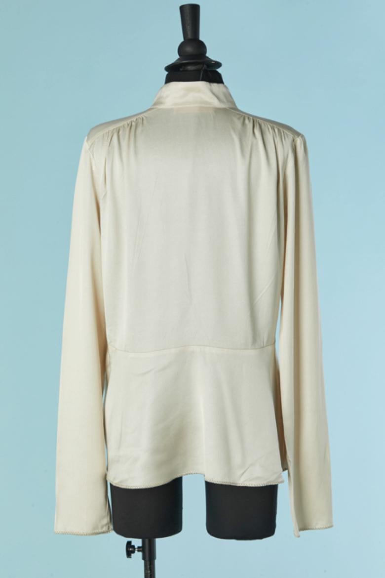 Donna Camicetta in rayon avorio con abbottonatura asimmetrica SEE by CHLOÉ in vendita