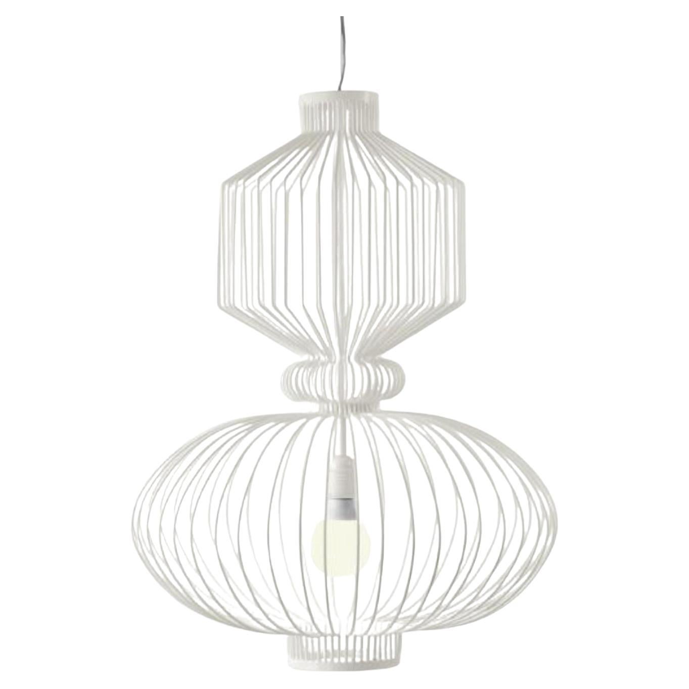 Ivory Revolution Suspension Lamp by Dooq For Sale