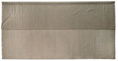 Ivory Ribbed Moroccan Design Area Rug