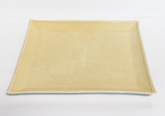 Plateau en galuchat ivoire