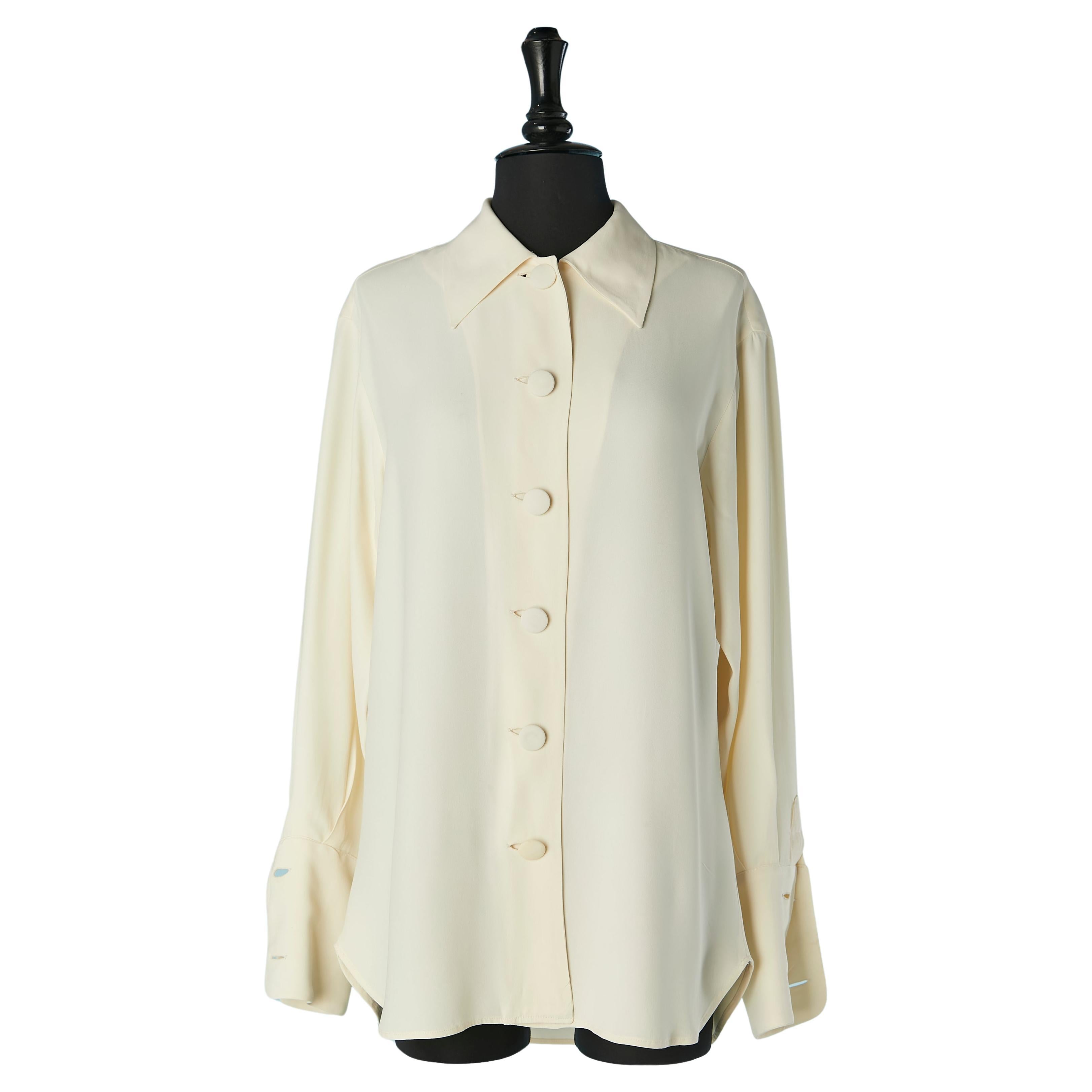 Ivory shirt Moschino For Sale
