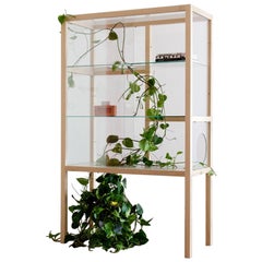Ivory Simbiose Glass Cabinet by Andreas Anwander