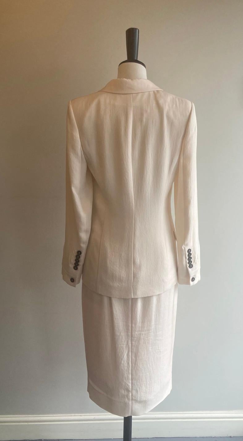 Ivory Tom Ford Skirt Suit For Sale 4