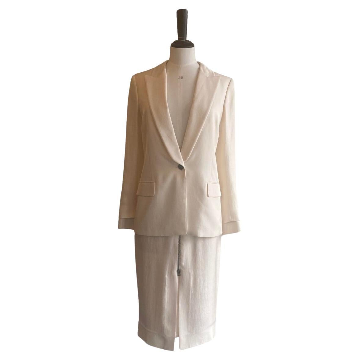 Ivory Tom Ford Skirt Suit For Sale