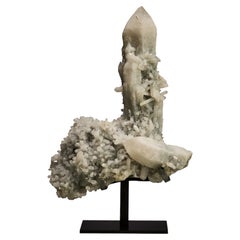 Ivory Tower - Oggetto decorativo di quarzo bianco da tavolo