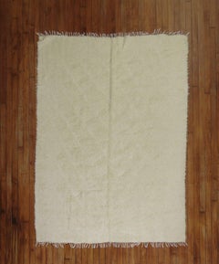 Ivory Turkish Mohair Rug