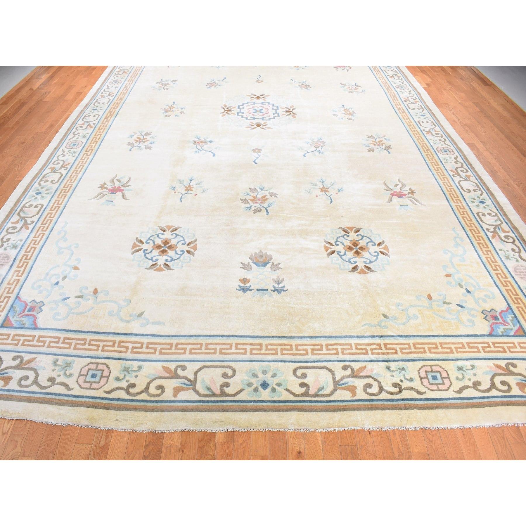 This fabulous hand-knotted carpet has been created and designed for extra strength and durability. This rug has been handcrafted for weeks in the traditional method that is used to make
Exact Rug Size in Feet and Inches : 13'9