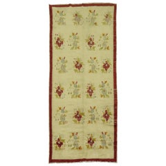 Türkischer Vintage-Teppich in Elfenbein