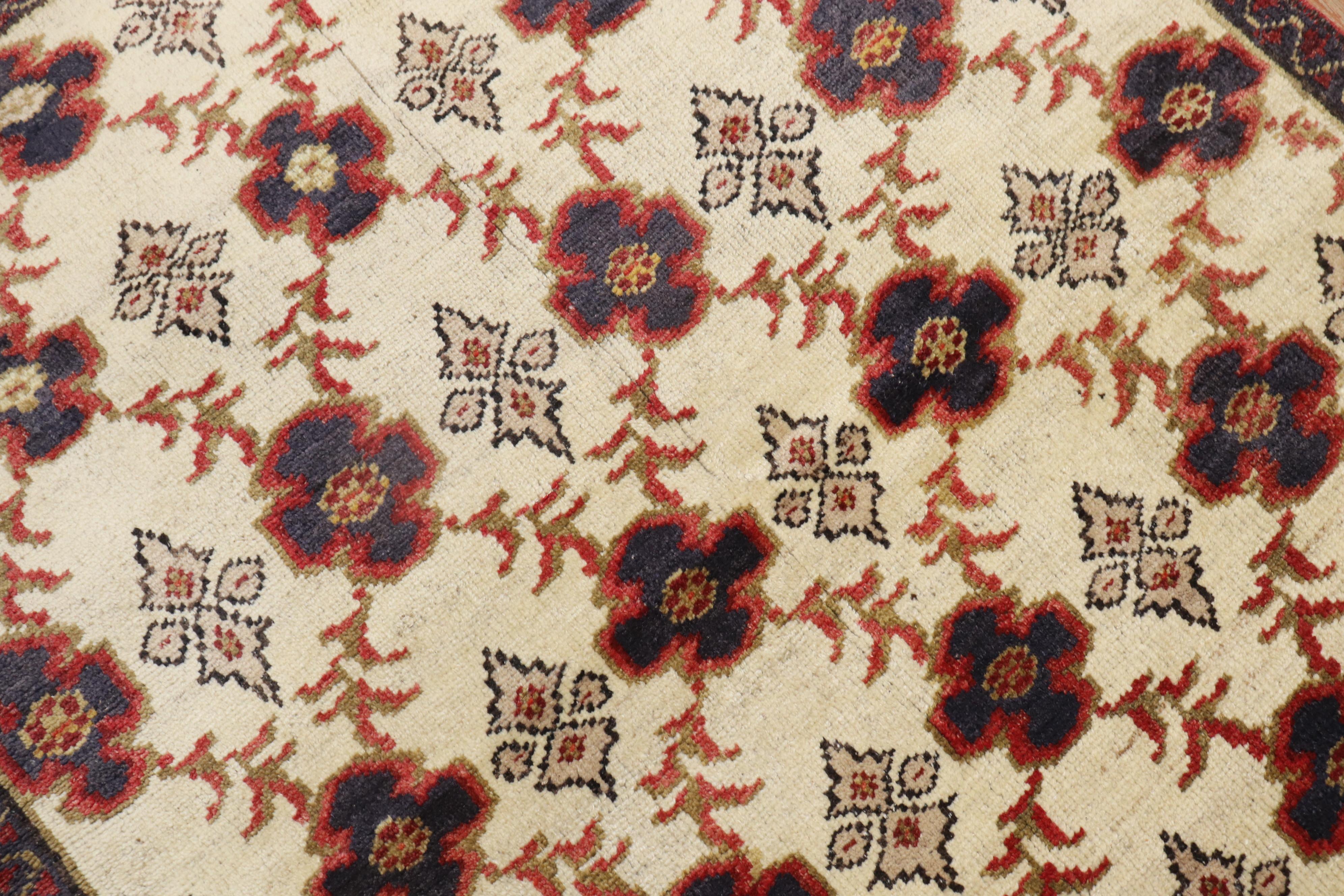 A mid-20th century Turkish Konya rug.

Measures: 3'11'' x 4'9''.