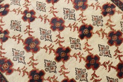 Ivory Vintage Turkish Square Rug