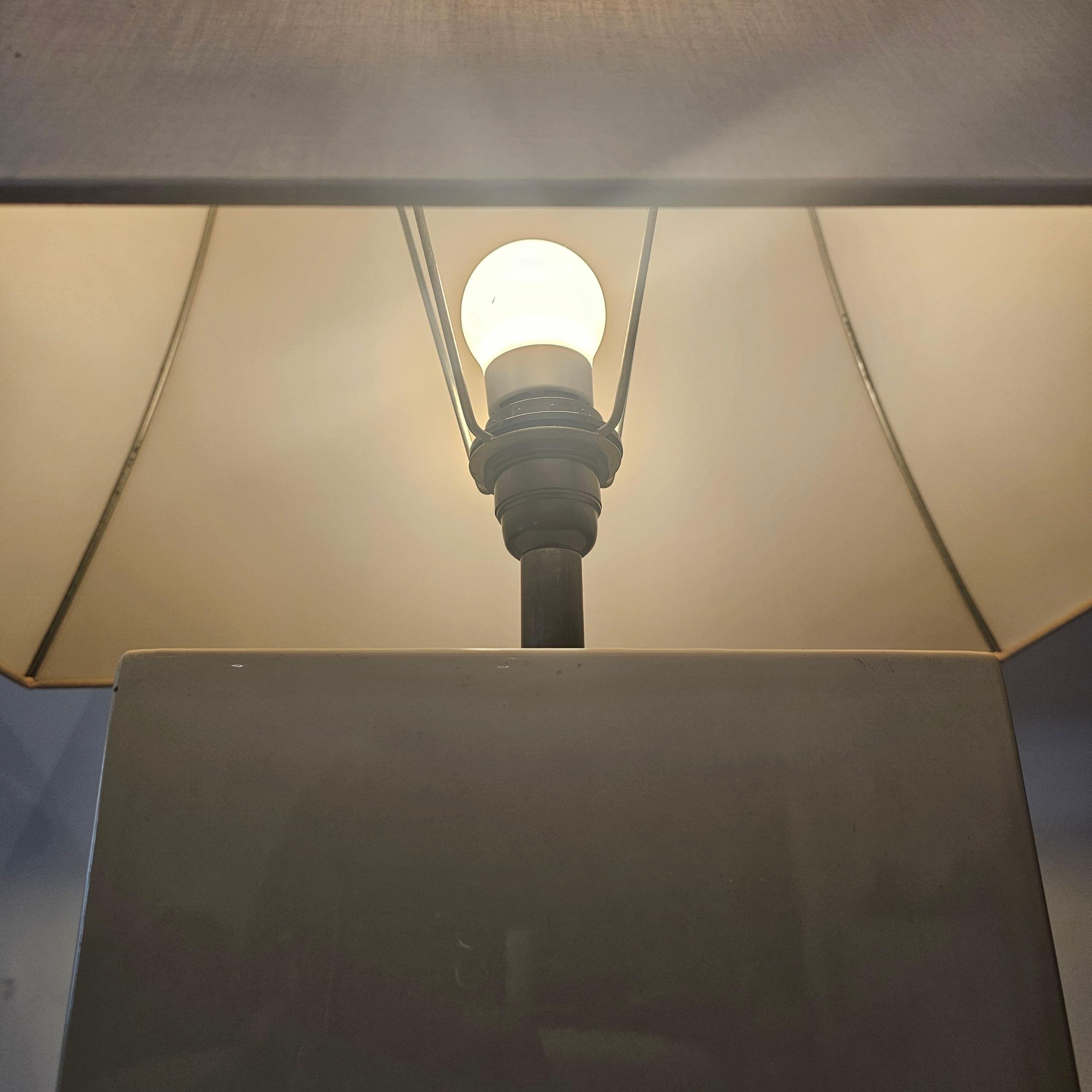 Ivory White Table Lamp by 