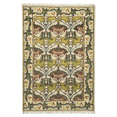 Ivory William Morris Inspired Area Rug