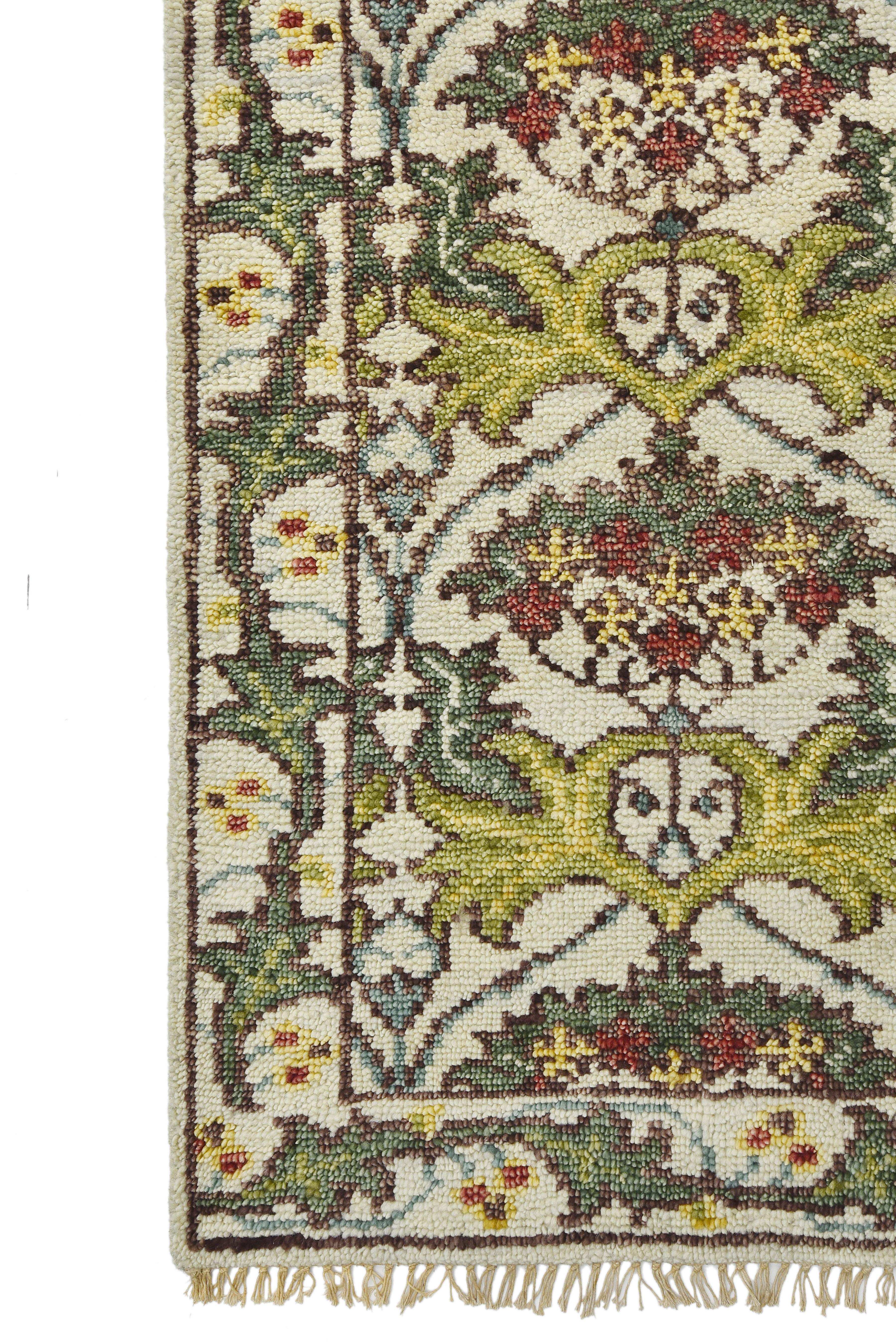 Runner in avorio ispirato a William Morris In condizioni Nuovo in vendita a Laguna Hills, CA