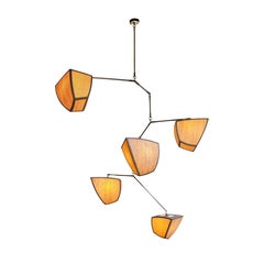 Custom Large Handmade Mobile Chandelier "Ivy 5" by Andrea Claire Studio