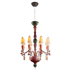 Lampadario a 8 luci Ivy and Seed corallo