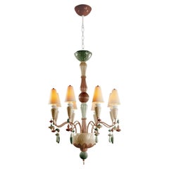 Ivy and Seed Hanging Ceiling Lamp with Eight Lights in Spices Hues
