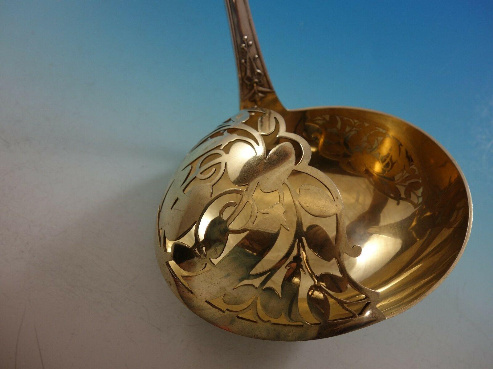 Ivy by Whiting Hebbard Sterling Silver Soup Ladle GW Hooded in Original Box In Excellent Condition In Big Bend, WI
