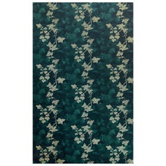 'Ivy' Contemporary, Traditional Wallpaper in Deep Green