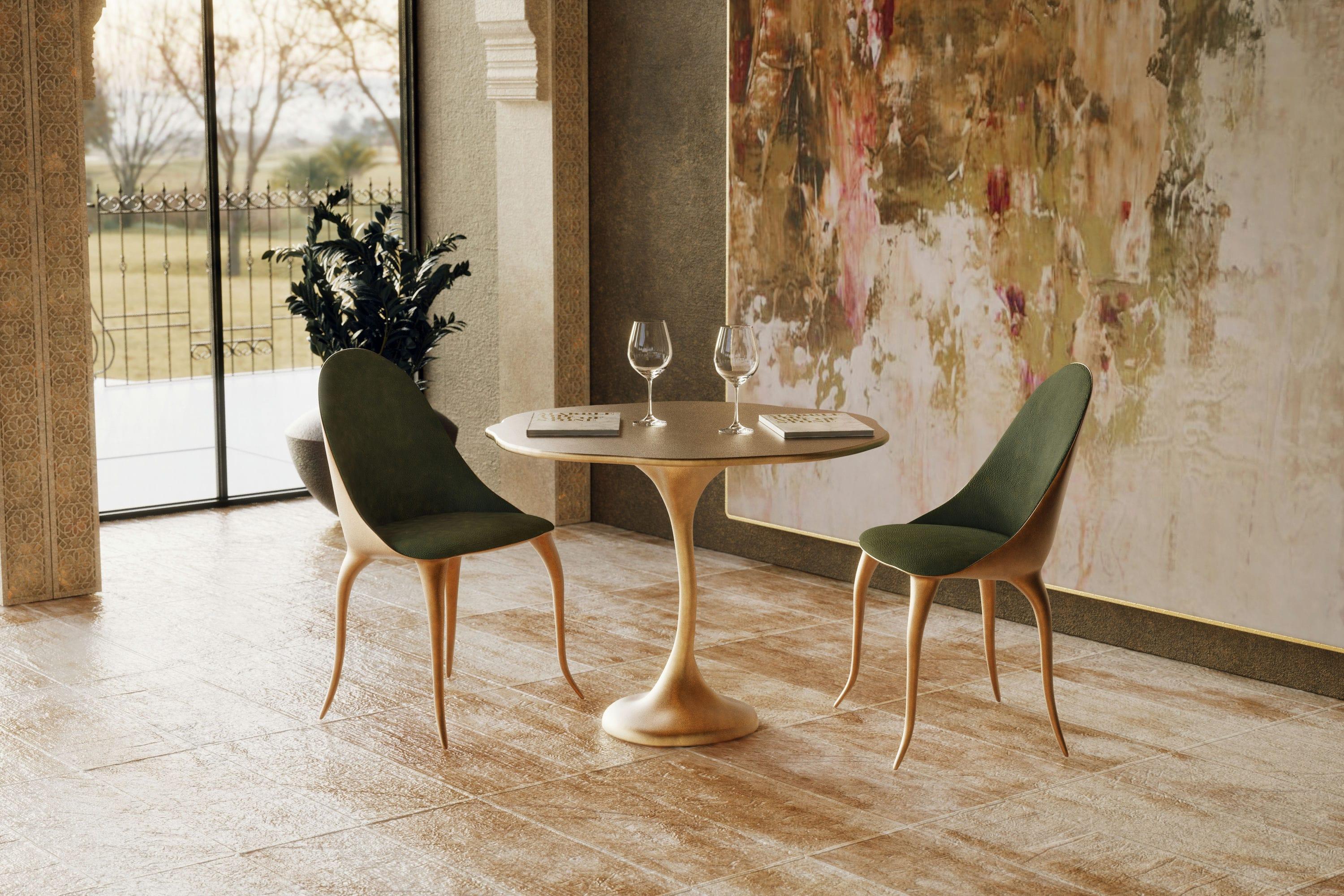 Organique Table à manger en lierre en vente