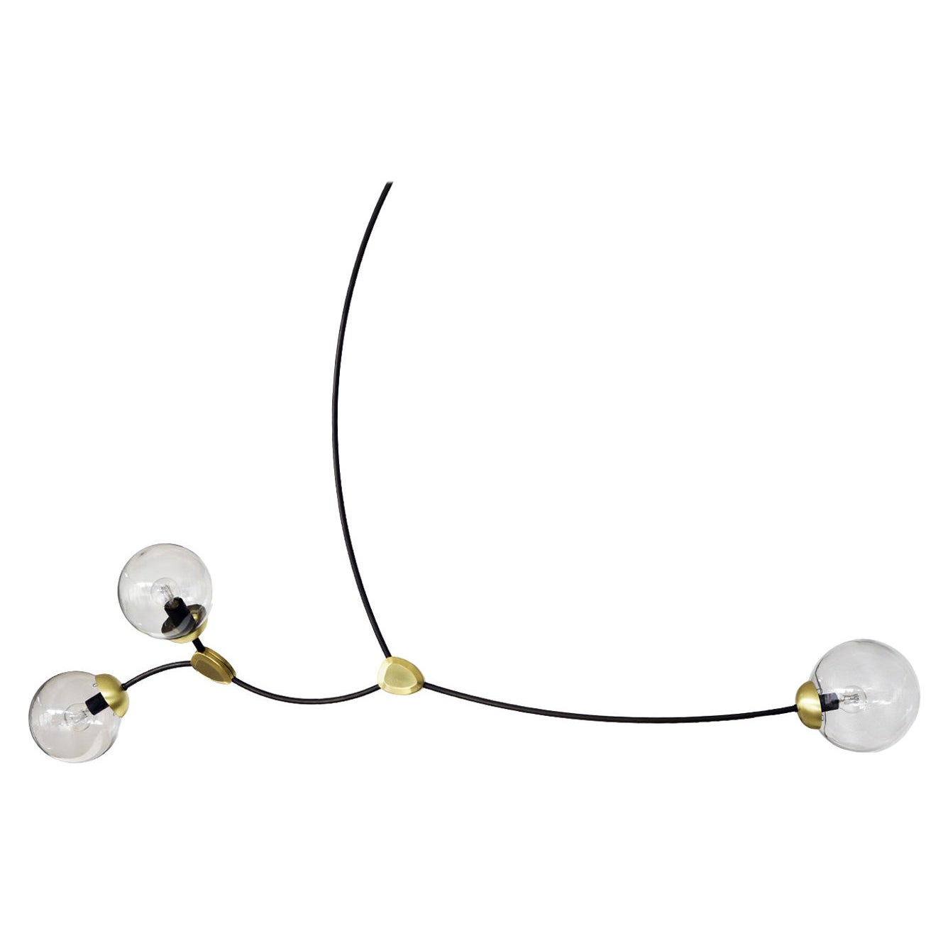 Ivy Horizontal 3 Lamp by CTO Lighting