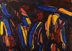 Ivy Lysdal, Acrylic on Canvas, Abstract Modernist Painting, Dated 2006