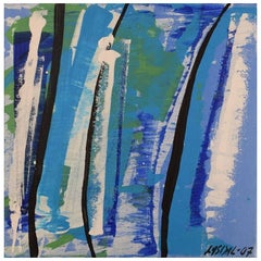 Ivy Lysdal, Acrylic on Canvas, Abstract Modernist Painting, Dated 2007