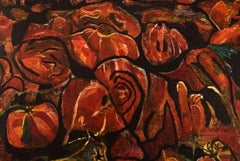 Ivy Lysdal, Acrylic on Canvas, Abstract Modernist Painting, Dated 1997