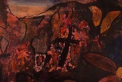 Ivy Lysdal, Acrylic on Canvas, Abstract Modernist Painting, Dated 1997