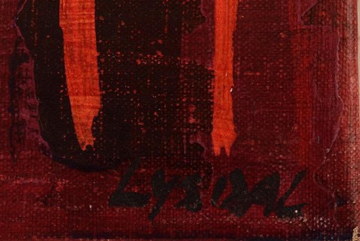 Danese Ivy Lysdal, Acrilico su tela, Quadro astratto modernista, datato 1997 in vendita