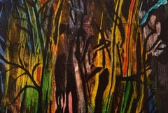 Ivy Lysdal, Acrylic on Canvas, Abstract Modernist Painting, Dated 2005