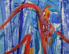 Ivy Lysdal, Acrylic on Canvas, Abstract Modernist Painting, Dated 2006
