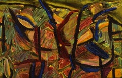 Ivy Lysdal, Acrylic on Canvas, Abstract Modernist Painting, Dated 2007