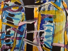 Ivy Lysdal, Acrylic on Canvas, Abstract Modernist Painting, Dated 2007