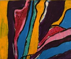 Ivy Lysdal, Acrylic on Canvas, Abstract Modernist Painting, Dated 2007