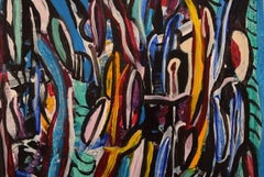 Ivy Lysdal, Acrylic on Canvas, Abstract Modernist Painting, Dated 2007