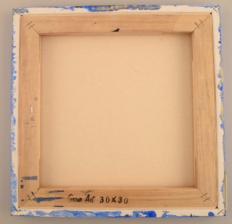 Ivy Lysdal, Acrylic on Canvas, Abstract Modernist Painting, Dated 2007 In Good Condition For Sale In København, Copenhagen