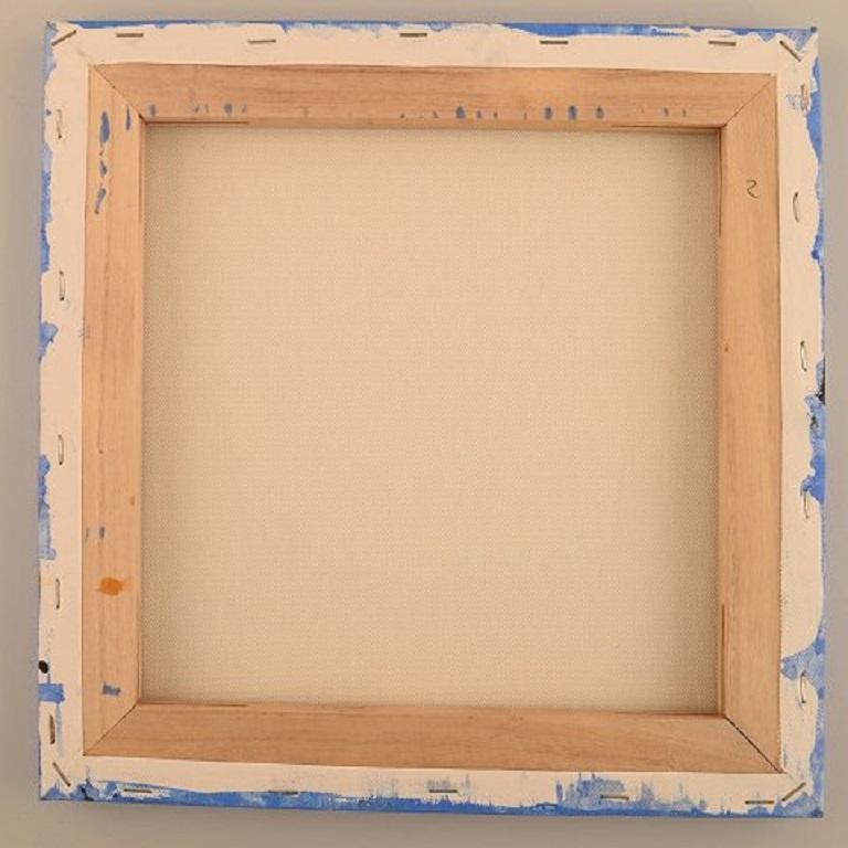 Ivy Lysdal, Acrylic on Canvas, Abstract Modernist Painting, Dated 2007 In Good Condition For Sale In København, Copenhagen