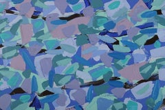 Ivy Lysdal, B. 1937. Acrílico sobre lienzo. Pintura Modernista Abstracta. Fechado en 2013