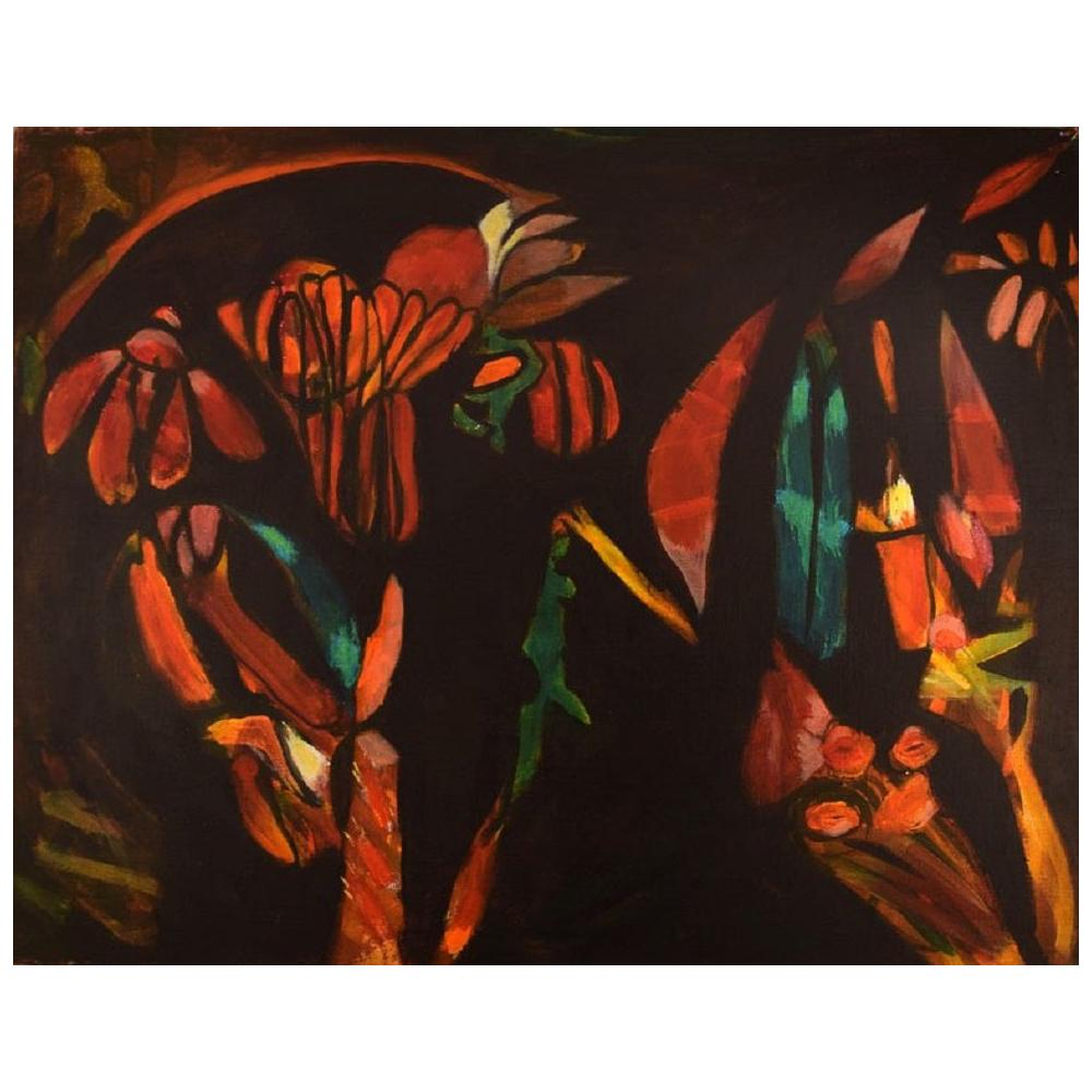 Ivy Lysdal, nacida en 1937, Acrílico sobre lienzo, Pintura modernista abstracta en venta