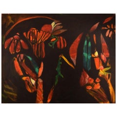 Ivy Lysdal, geb. 1937, Acryl auf Leinwand, Gemälde der abstrakten Moderne