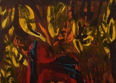 Ivy Lysdal, Acrylic on Canvas, Abstract Modernist Painting, Late 20th Century