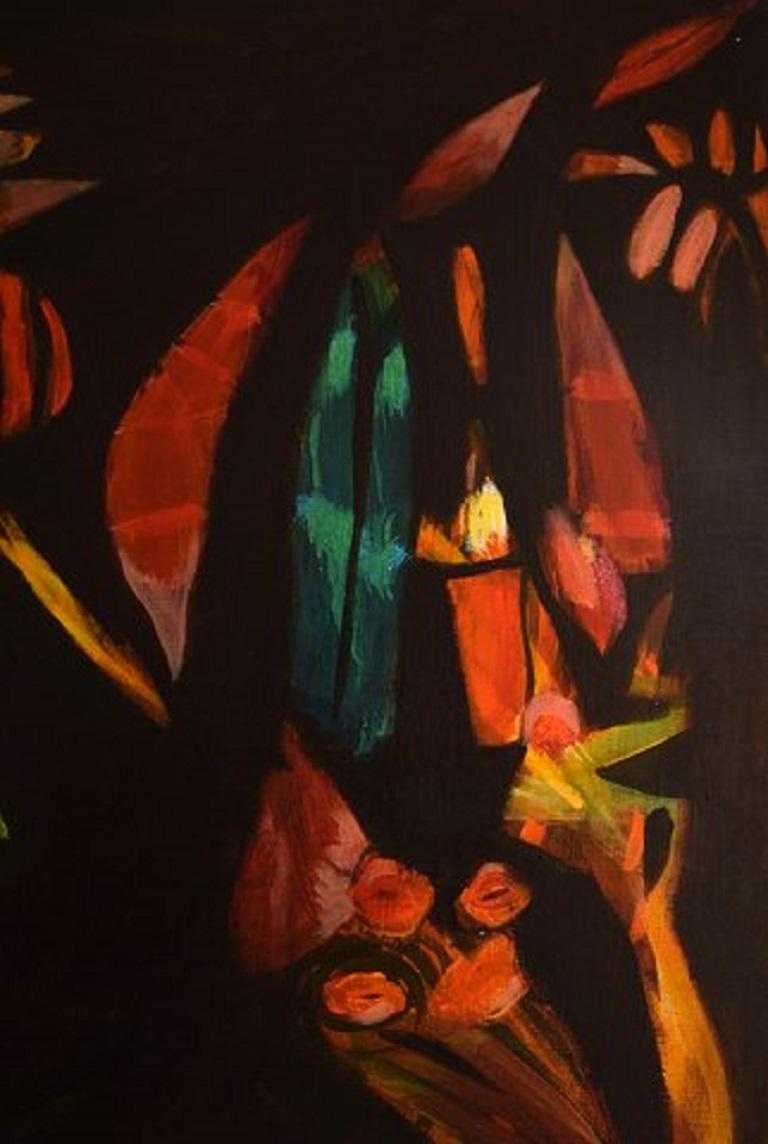 Ivy Lysdal, geb. 1937, Acryl auf Leinwand, Gemälde der abstrakten Moderne (Dänisch) im Angebot