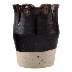 Ivy Lysdal, geb. 1937, dänischer Keramiker und Maler, abstrakte, einzigartige Skulptur