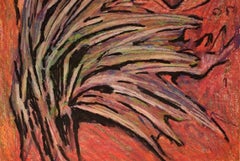 Ivy Lysdal, B 1937, Gouache on Cardboard, Abstract Modernist Painting