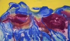 Ivy Lysdal, B 1937, Gouache on Cardboard, Abstract Modernist Painting