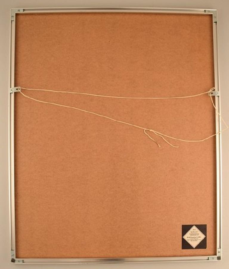 Ivy Lysdal, geb. 1937, Gouache auf Papier, abstraktes modernistisches Gemälde, datiert 1992 (Ende des 20. Jahrhunderts) im Angebot