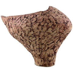 Ivy Lysdal, Danish Ceramist and Painter, Large Unique Vase