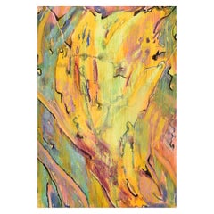 Ivy Lysdal, Gouache sobre cartón, Pintura modernista abstracta