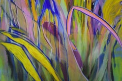Ivy Lysdal, Mixed Media on Cardboard, Large Abstract Modernist Painting