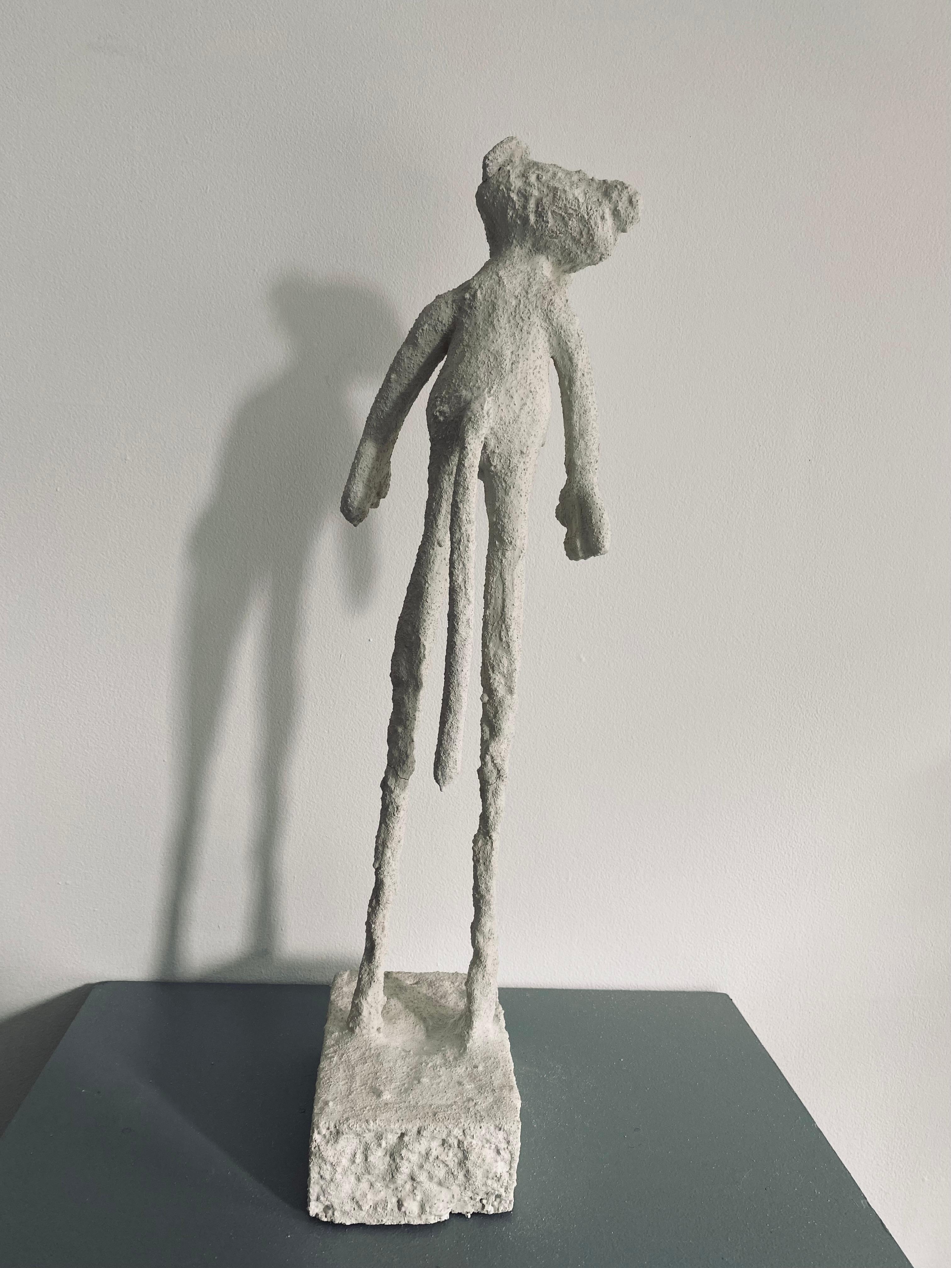 Cement Totem: 'The Tribe #22' - Contemporary Sculpture by Ivy Naté